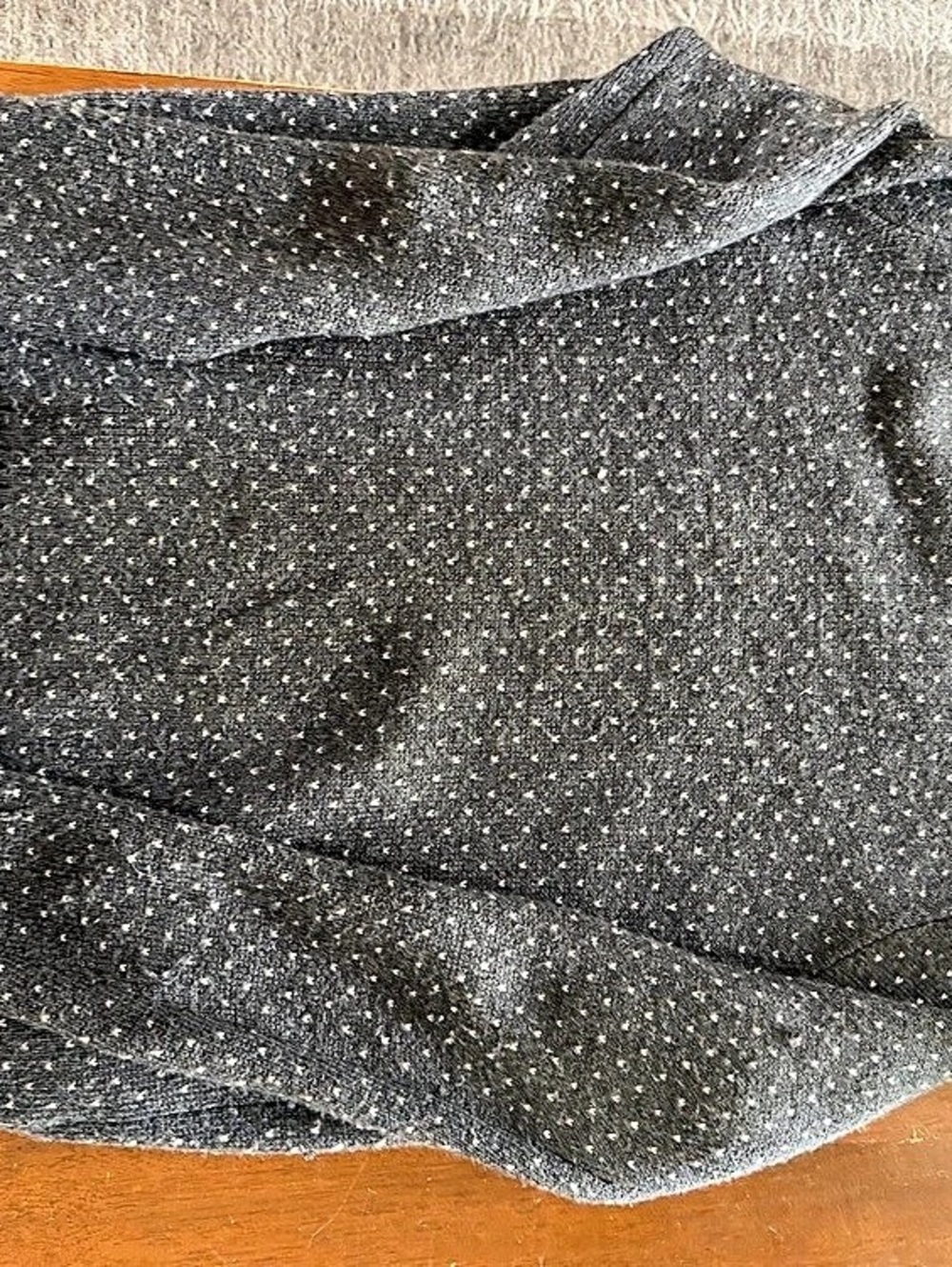 Ice breaker Men's Polka Dot Crewneck Gray Large